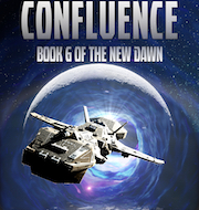Cover of The Confluence. A mad dictator tries to reach the power of another realm.